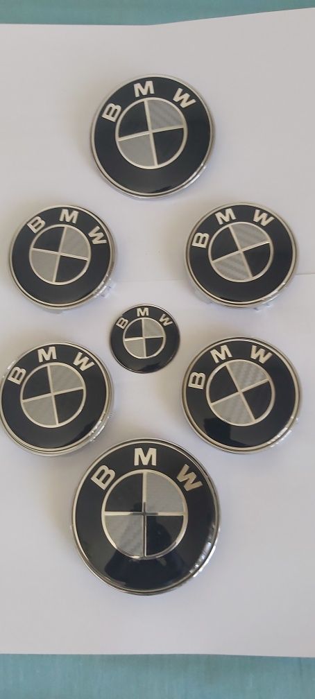 Conjunto de simbolos BMW com encaixe