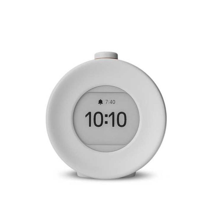 Budzik Szary Mudita Harmony 2 PEBBLE Gray Bez Tykania USB-C