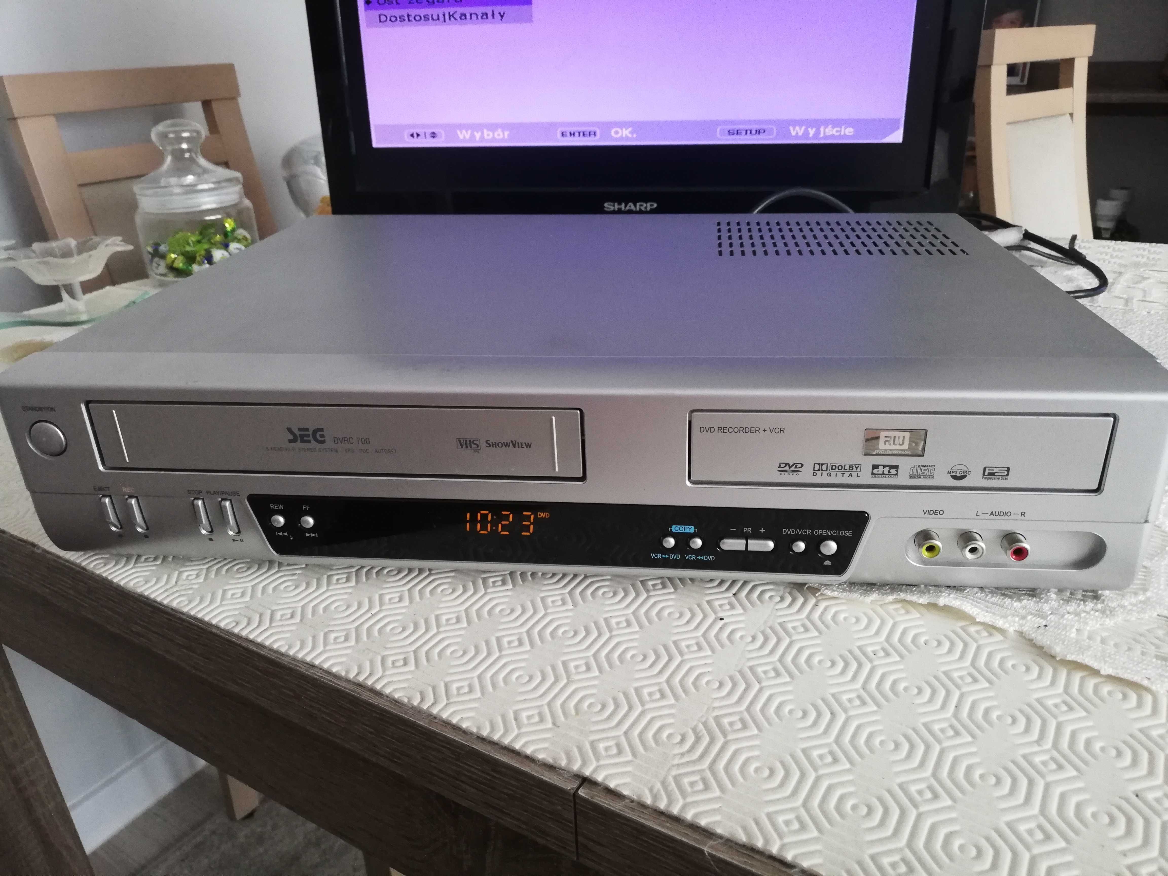 SEG Video Cassette Recorder / DVD Recorder DVRC 700