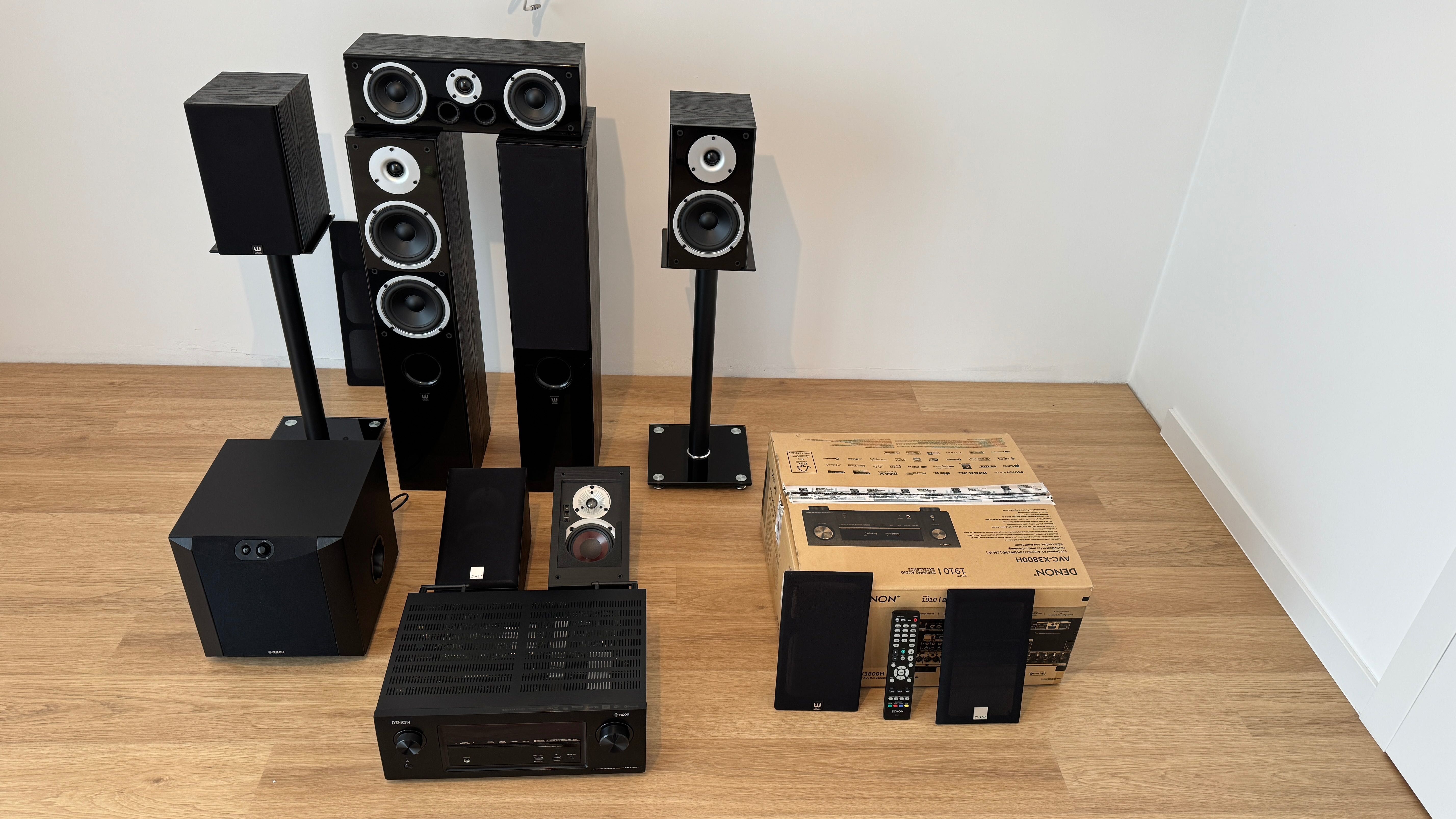 Kino domowe DENON 7.1  AVR-X2400H Idealny stan ATMOS