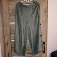 Spodnie kuloty culotte zielone khaki 42 44 BPC Bonprix wiskoza