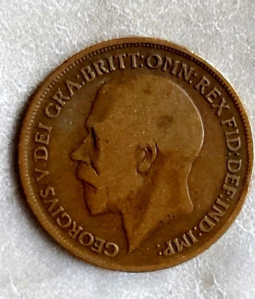 Moneta, One Penny 1919 rok, Brąz, Wielka Brytania

- ORYGINAŁ!