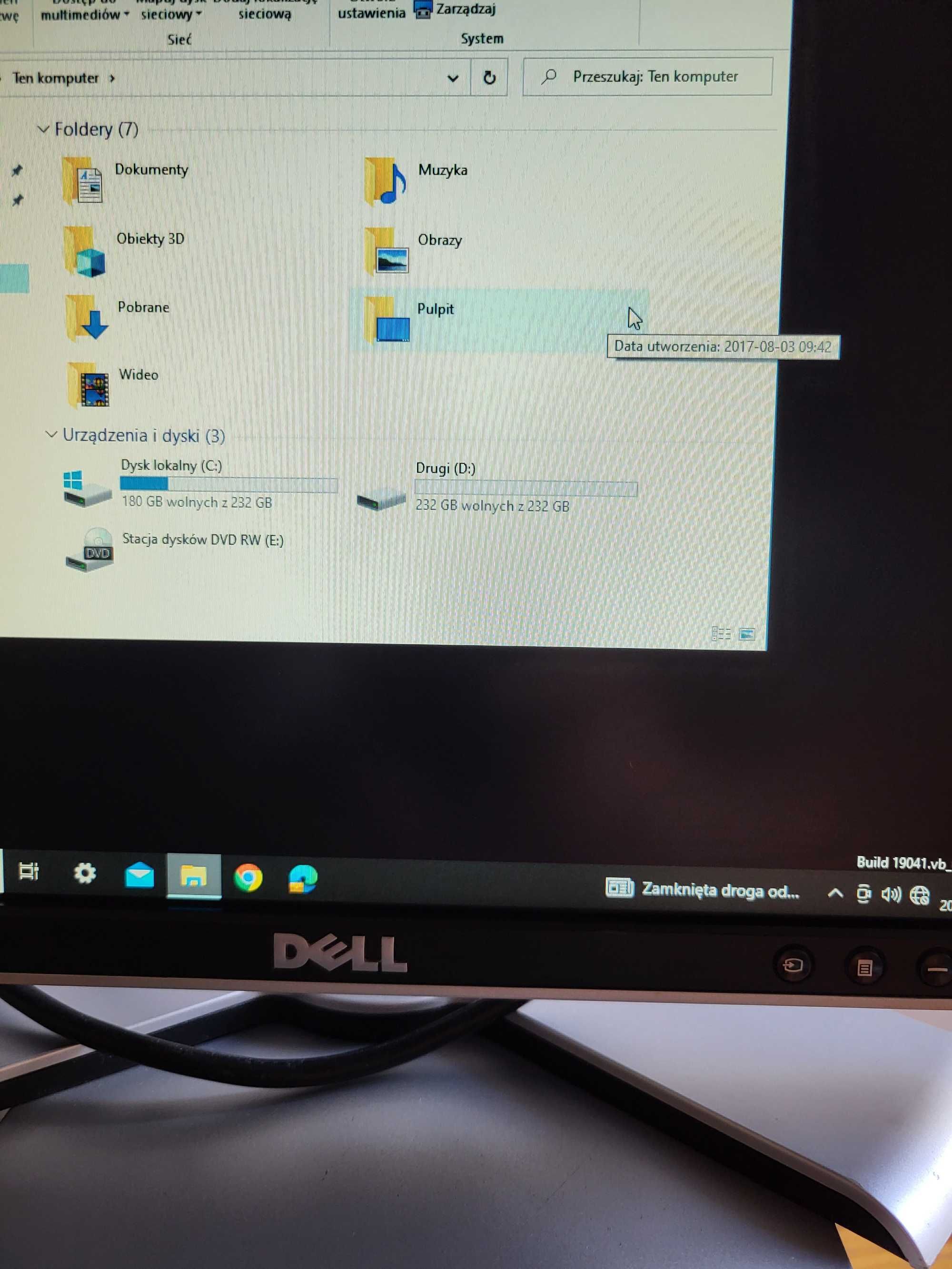 Komputer intel i5, karta NVidia, gratis monitor i kamera