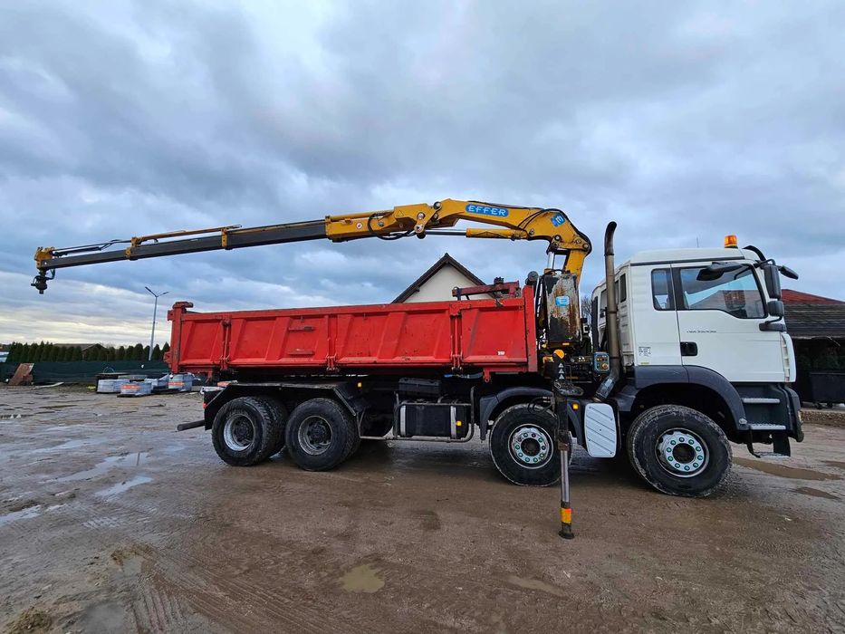 MAN 35.430  MAN TGA 35.430 8x4 wywrotka HDS EFFER 170 +Pilot klimatyzacja