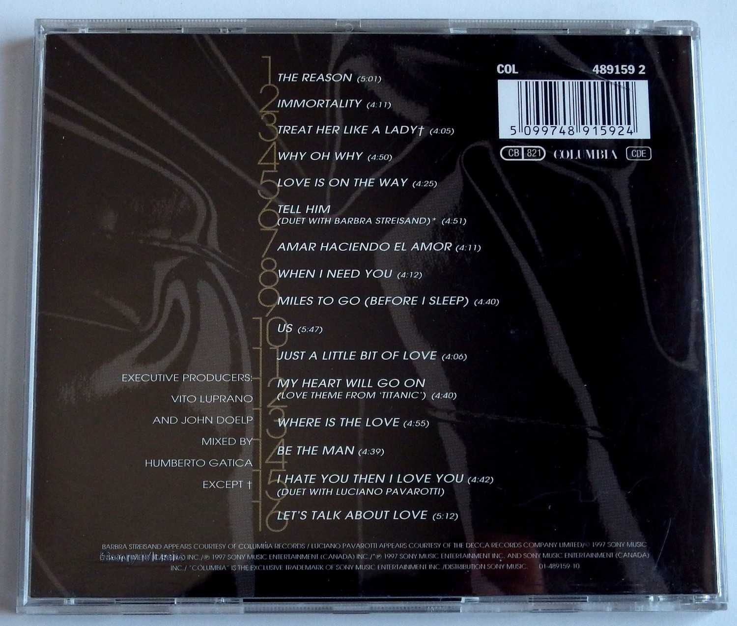 CD Celine Dion - "Let's Talk About Love" [dysk z CD TEXT]