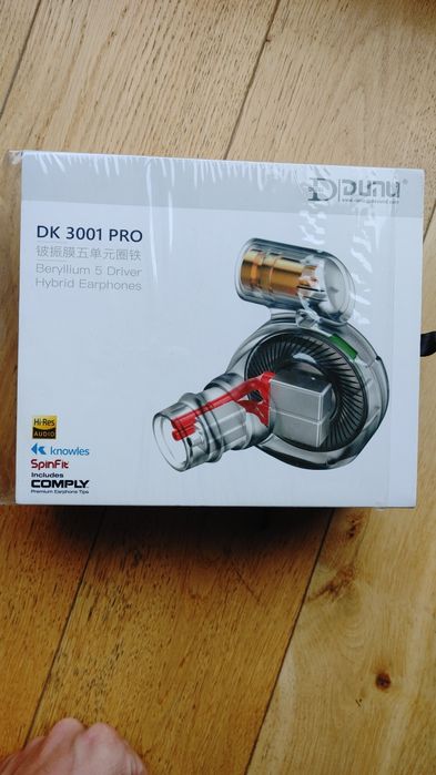 Słuchawki dokanałowe DUNU DK3001 PRO audiofilskie high res audio