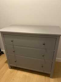 Komoda IKEA Hemnes szary 108x96x50