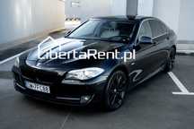 Wynajem BMW 525d Biturbo czarna perełka długoterminowo i krótkotermino