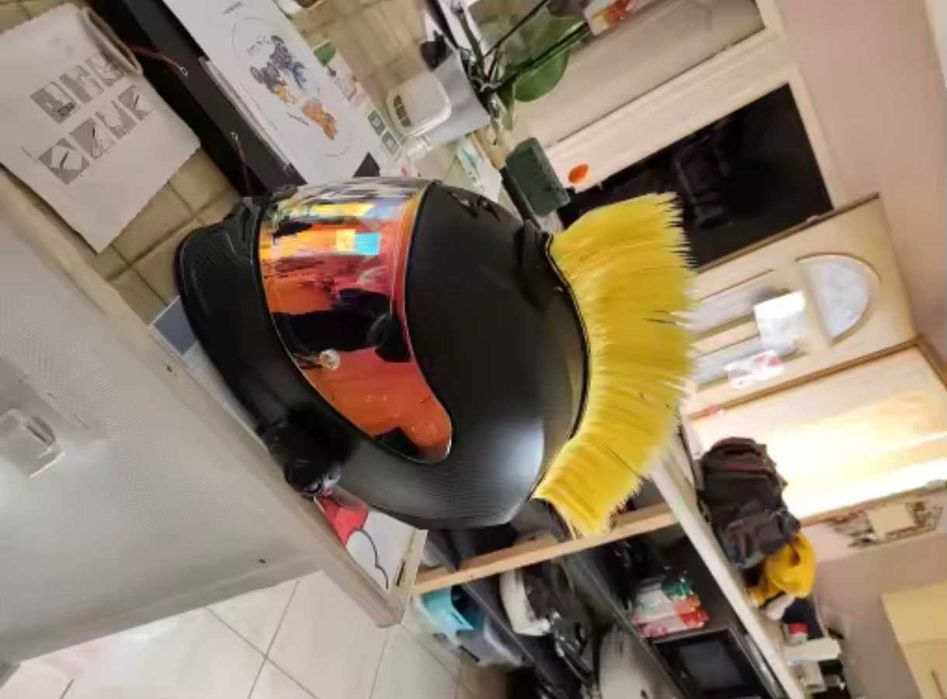 Włosy,irokez,pank,W30-B,dekoracja kasku, ozdoba,rzep, nowość design