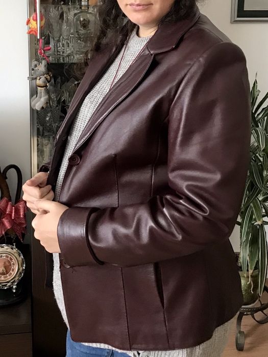 Куртка шкіряна, кожаная осіння зимова зимняя