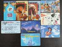 Disneyland , Paryż - karty magnetyczne, bilety wstępu