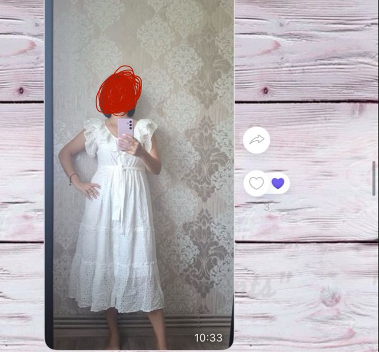 Літня сукня з прошви М