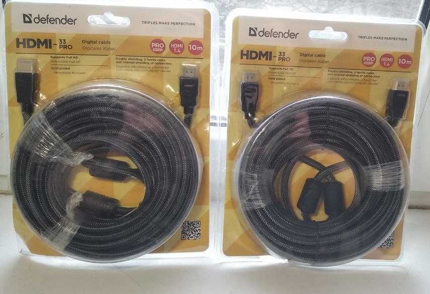 Цифровий кабель Defender HDMI-33PRO HDMI MM, ver1.4 10 м (87435)