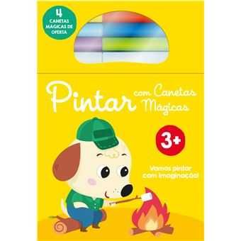 Pintar Com Canetas Mágicas +3 Anos: Cão/ Pato/ Vaca/ Gato -Desde 4€