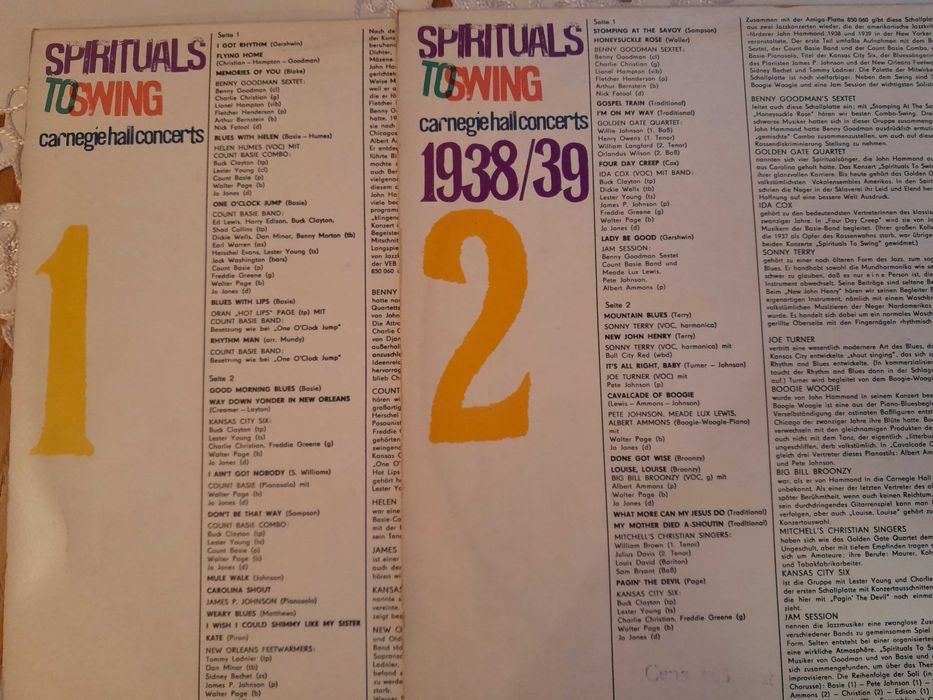 Spirituals to Swing Carnegie Hall concerts 1938/39