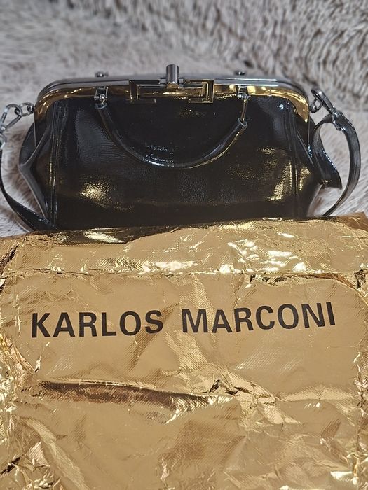 Сумка лак Karlos Marconi