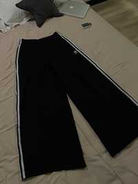 Adidas Relaxed Pants, черные широкие спортивные штаны