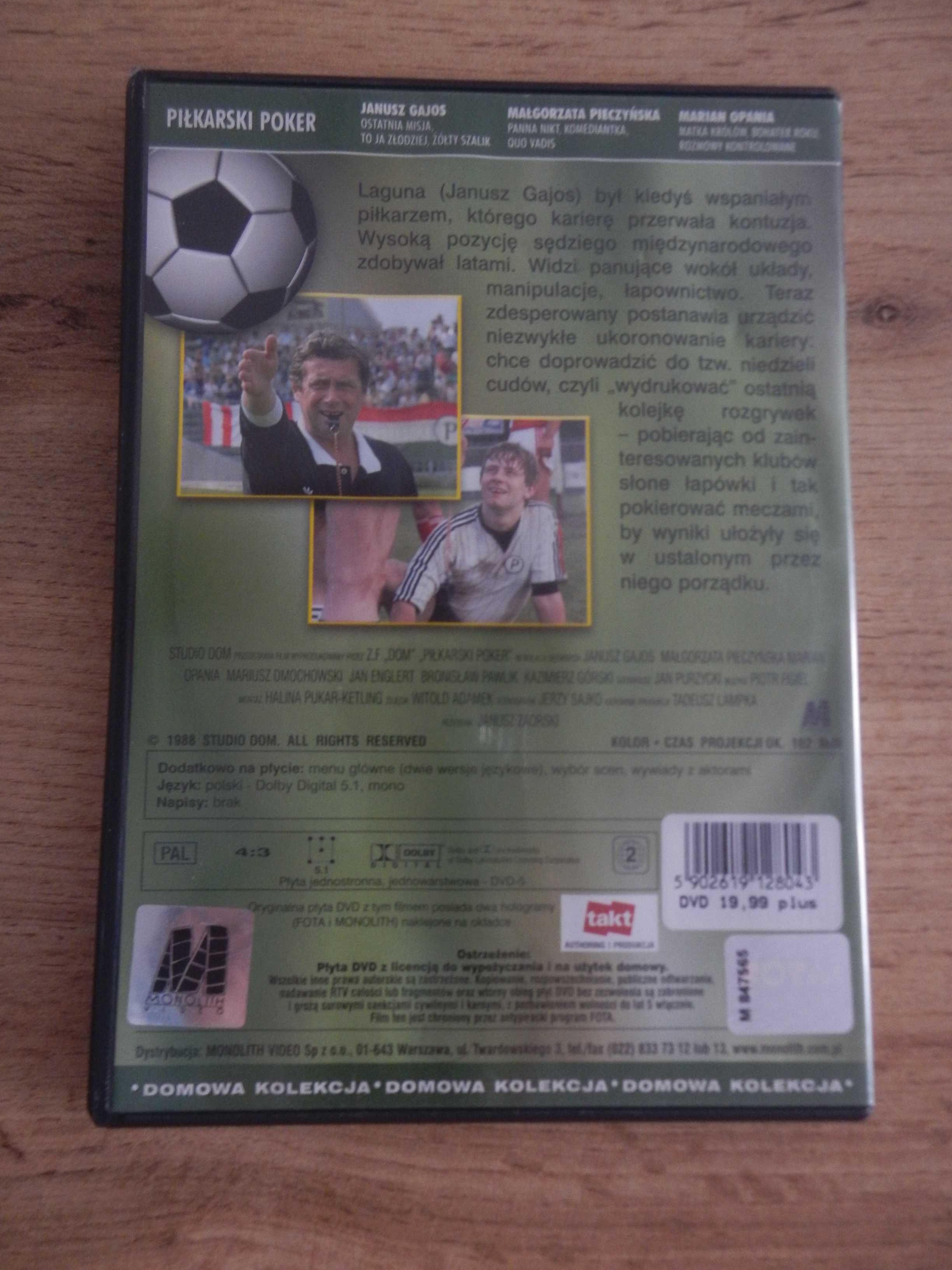 Film Piłkarski Poker płyta DVD