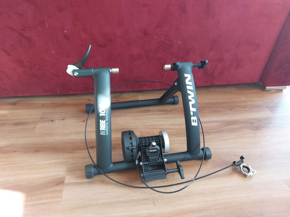 Trenażer Decathlon In'ride 100 +akcesoria