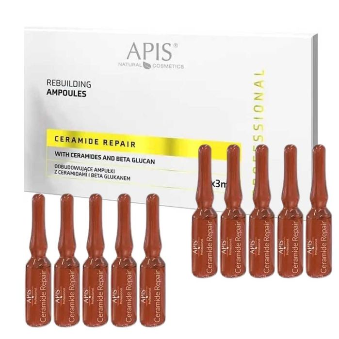 Apis ODBUDOWUJĄCE ampułki z ceramidami i beta glukanem 10 x 3ml