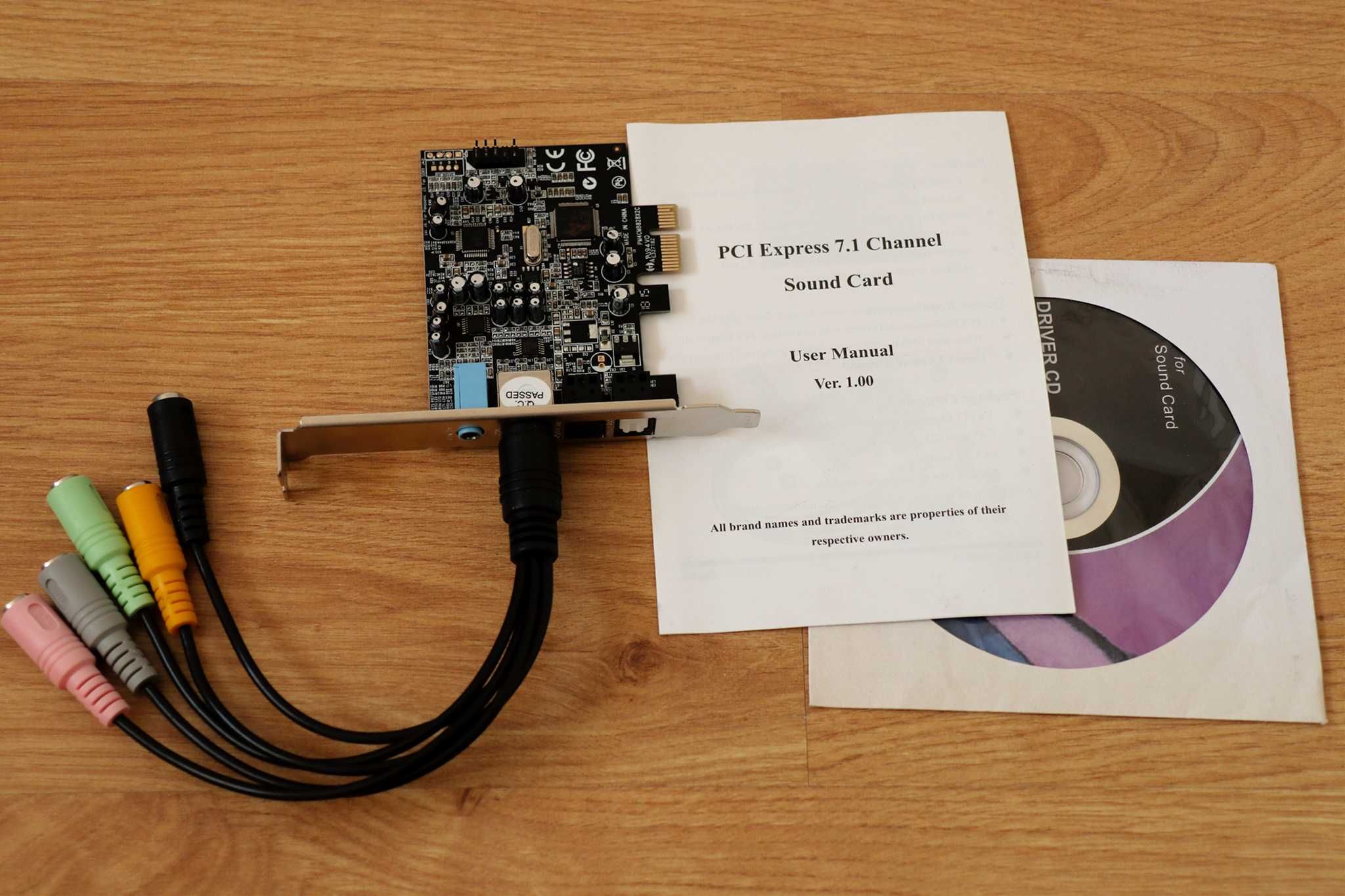 Karta dźwiękowa PCI-Express Cmedia Oxygen CM8828, digital input/output