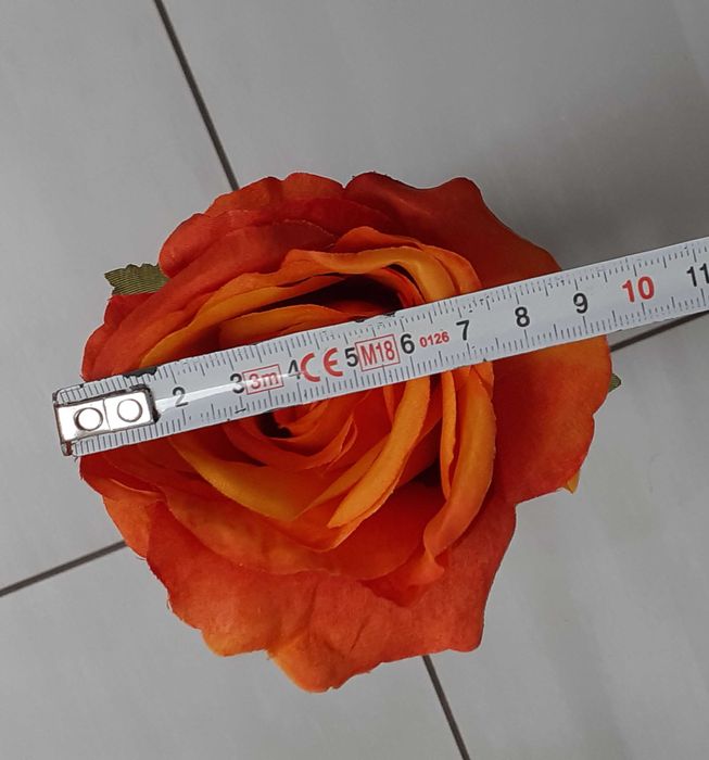 Róża główka wyrobowa kwiat sztuczny