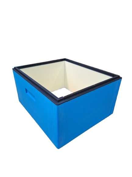 Korpus wielkopolski 10-ramkowy Styrodur 700 kPa gr. 35 mm malowany