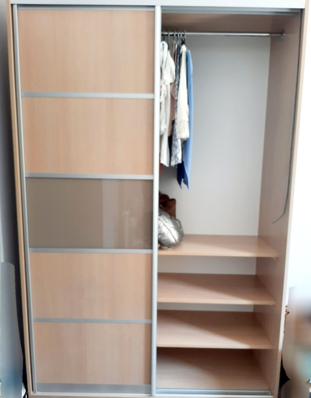 Szafa przesuwna 140x50 garderoba