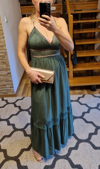 Zielona sukienka roz.36 Cider