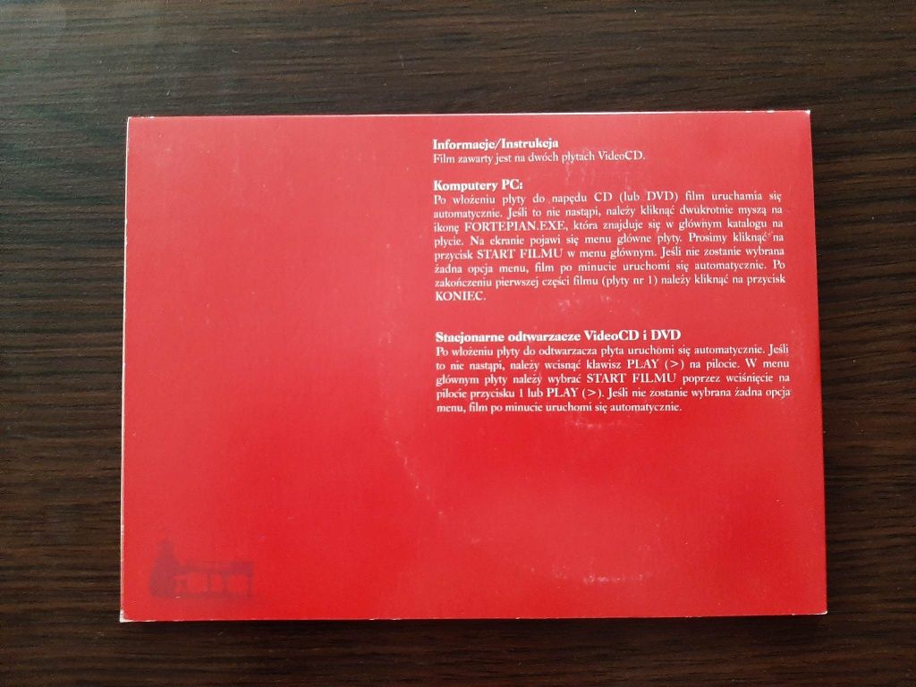 Fortepian - Film VCD