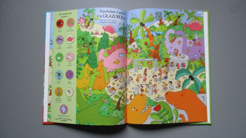 Świat Dinozaurów 1001 elementów do znalezienia Rea