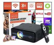 Zenwire E510H Projektor Full HD 4K Rzutnik Android TV 11 WiFi 500 Ansi