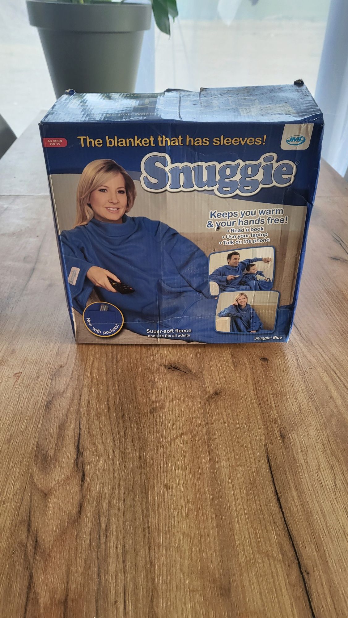 Snuggie koc z rękawami
