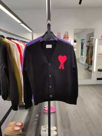 Кардиган AMI Paris Ami de Coeur Cardigan Black