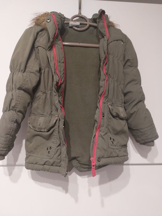 Ciepła zimowa kurtka parka z polarem Topolino 122