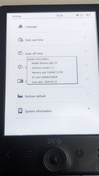 Як нова Електронна книга 6"SPC Dickens Light 2 \  8Gb \Гарантія!