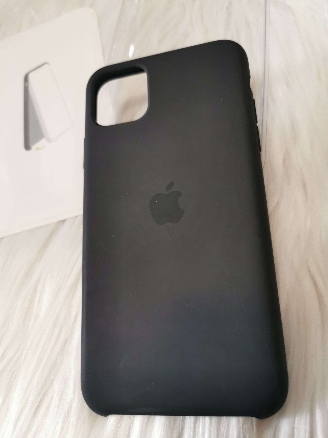 Etui Apple iPhone 11 Pro Max etui silikonowe MX002ZM/A - czarne orygin