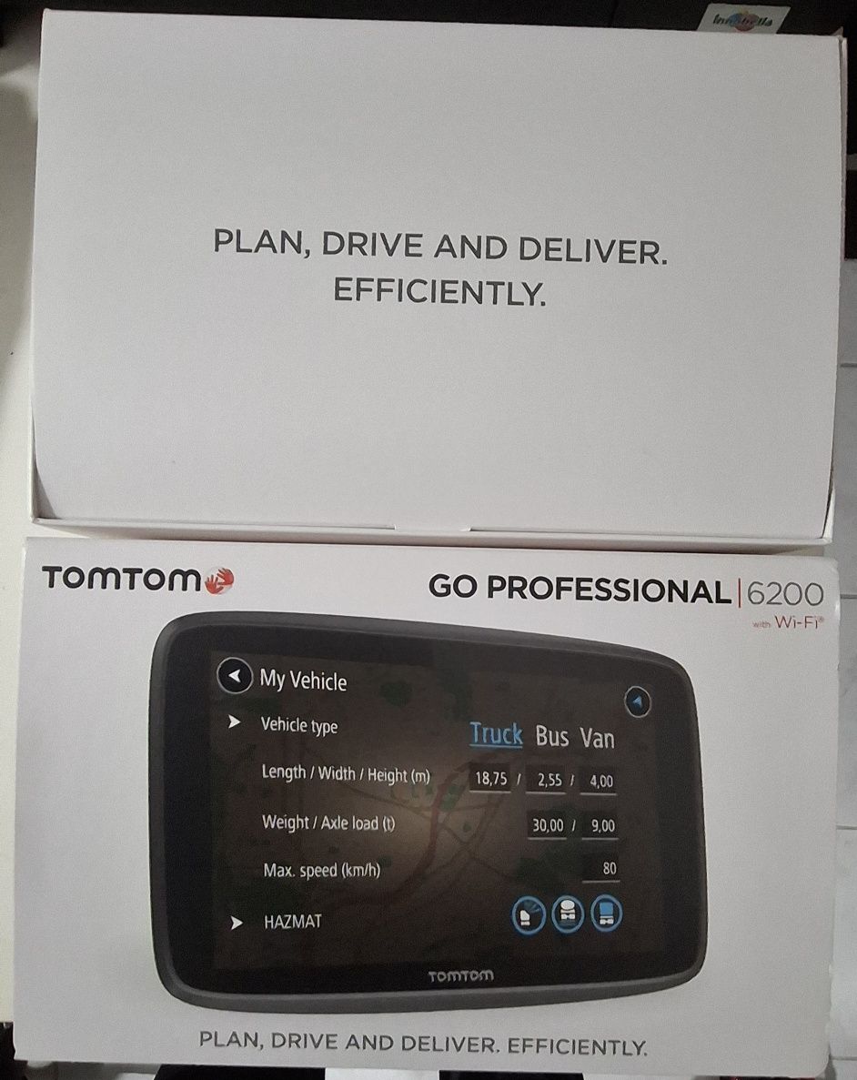 Gps tom tom 6200 profissional camião