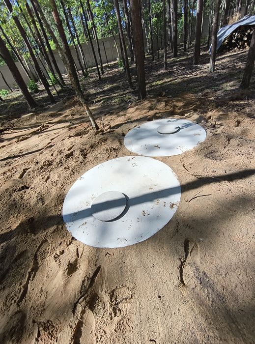 Pokrywy betonowe na studnie szamba