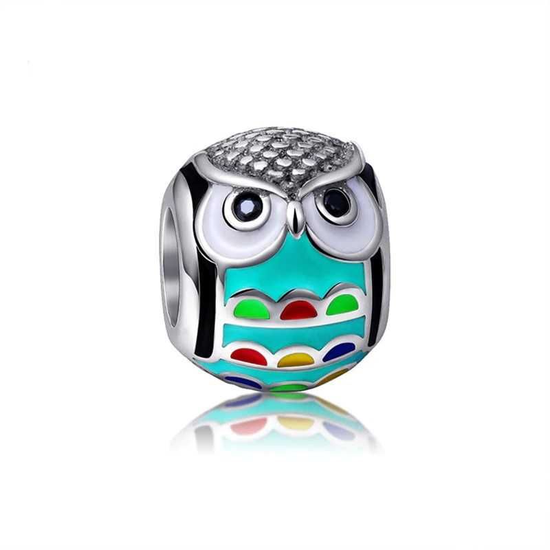 Pandora Charm koralik zawieszka sowa sowy