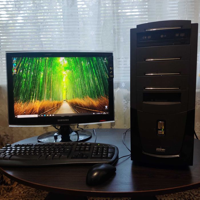 Компютер з процесором Ryzen 5600G з монітором Samsung Т200 20"