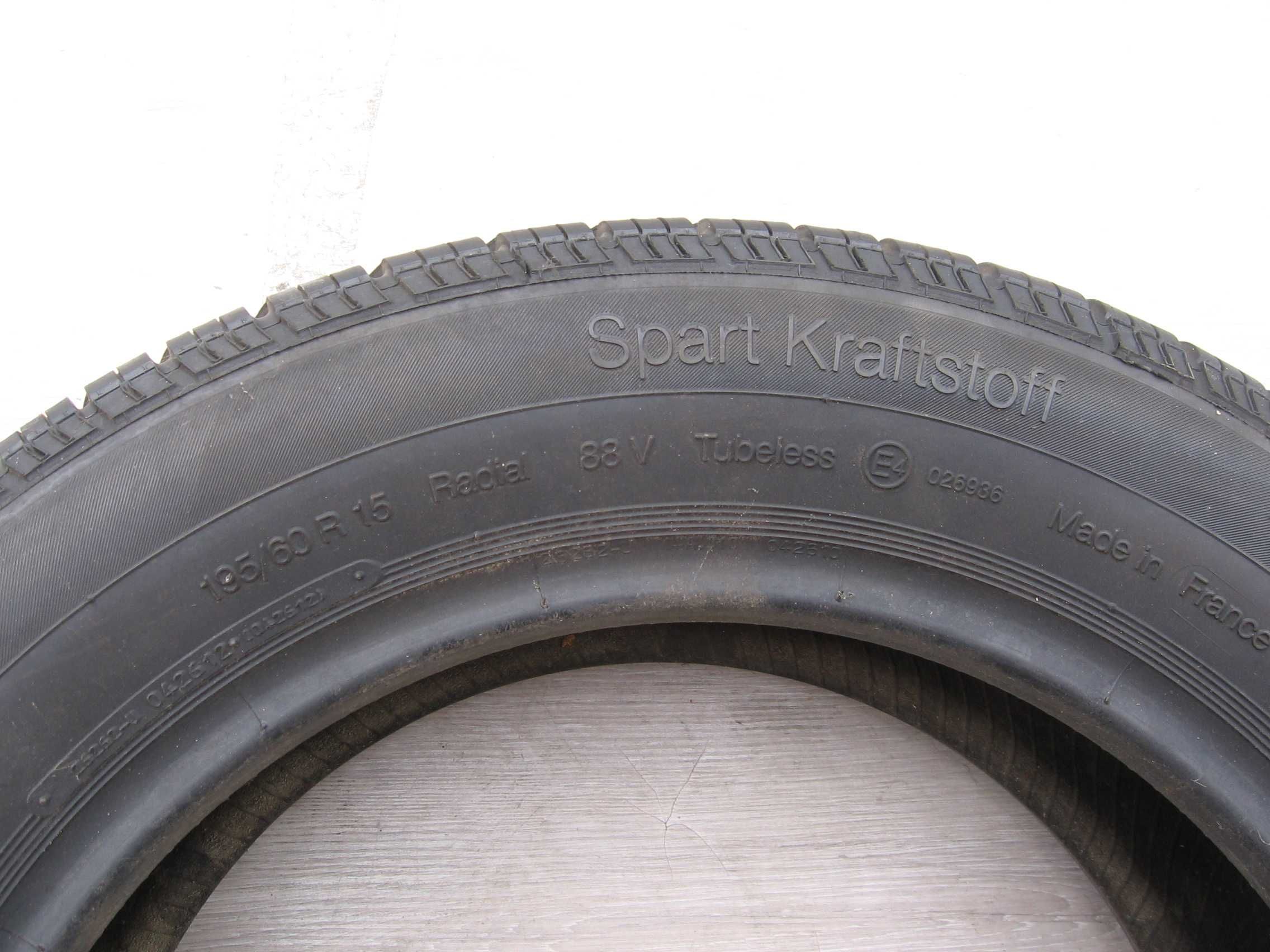 Opona Continental Conti ecocontact CP 195/60R15 z zapasu