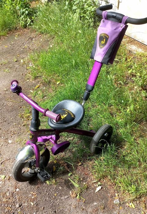 Велосипед трехколесный Lamborghini  Sigma с родительской ручкой.