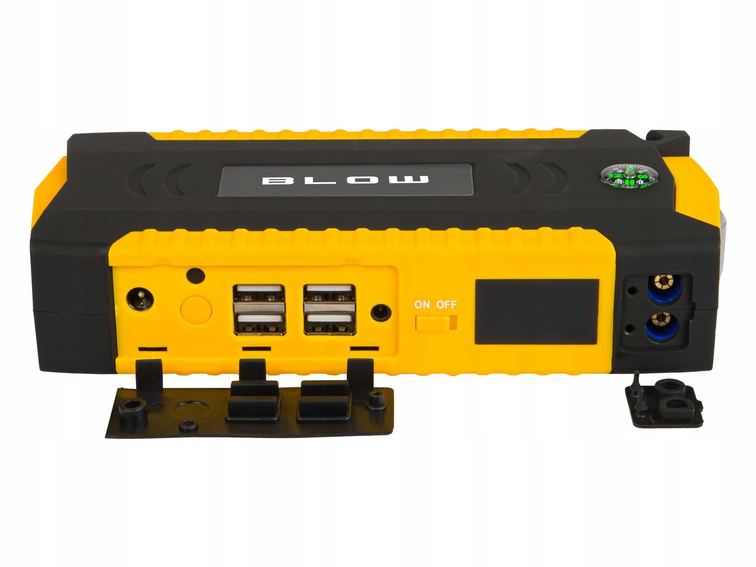 Mocny Jump Starter ROZRUCH BOOSTER Powerbank 12V ZESTAW 16800mAh