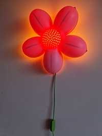 Lampka ścienna/różowy kwiatek/ikea/pokój dziecięcy