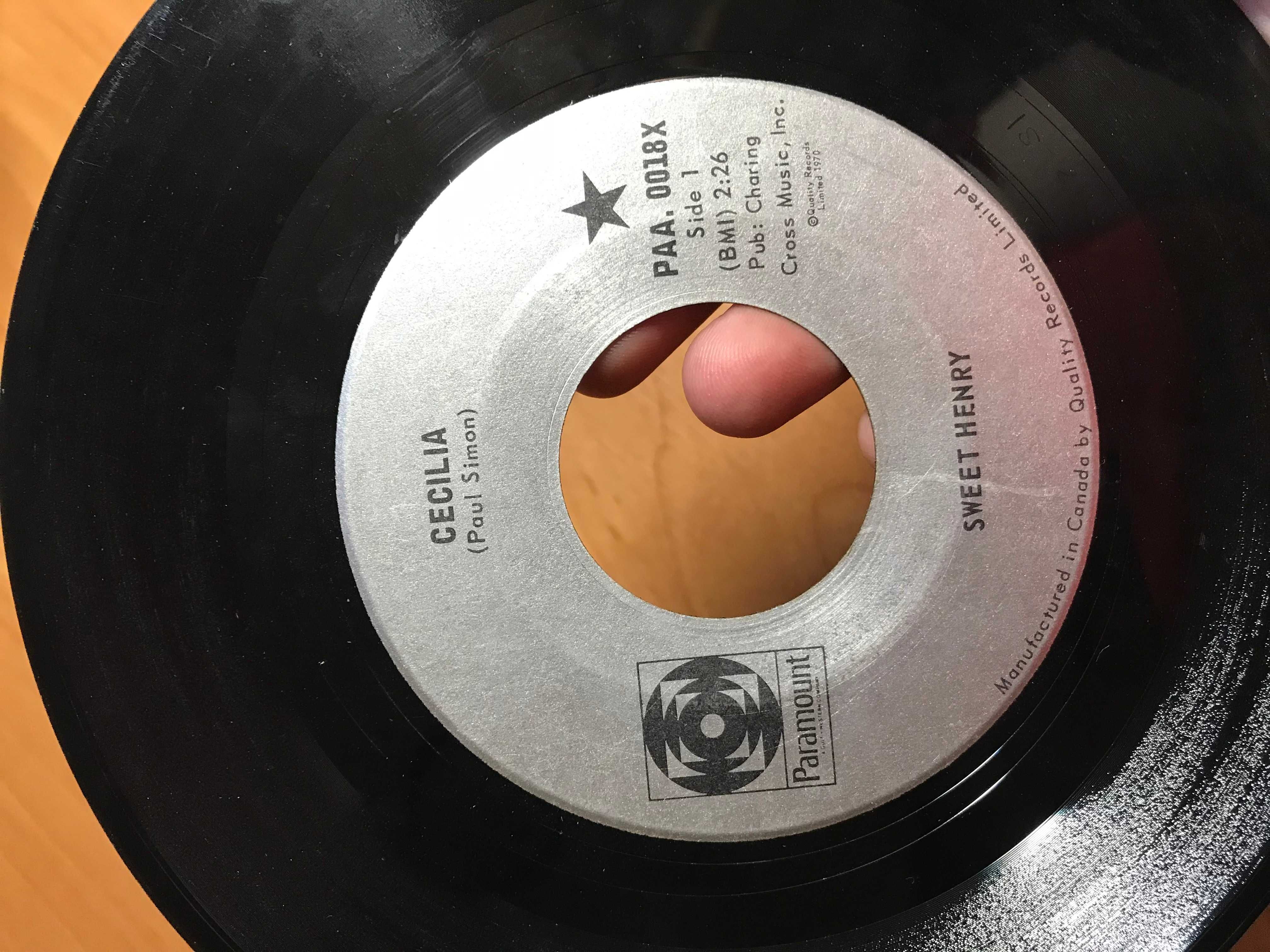 Płyta winylowa PRL 1970r. Kanada Sweet Henry - Cecilia Oh! Reba winyl