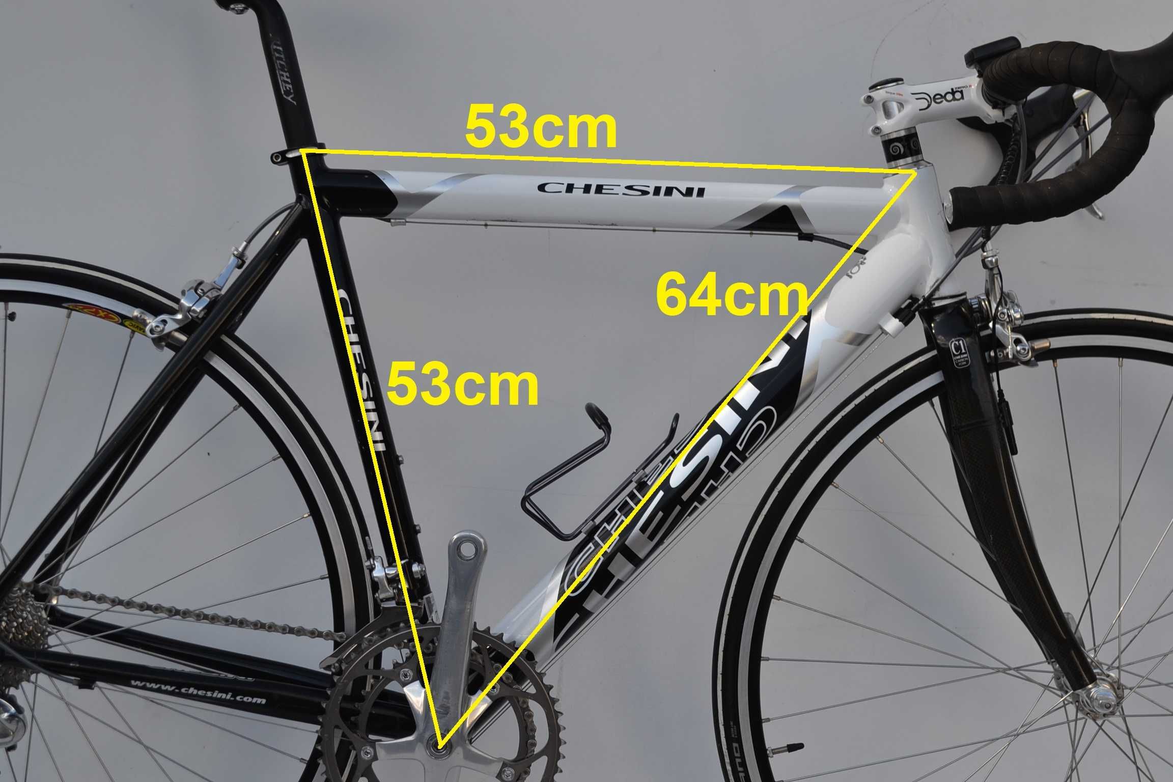 Włoski rower szosowy CHESINI 2x9 dura-ace alu/carbon rama 53cm polecam