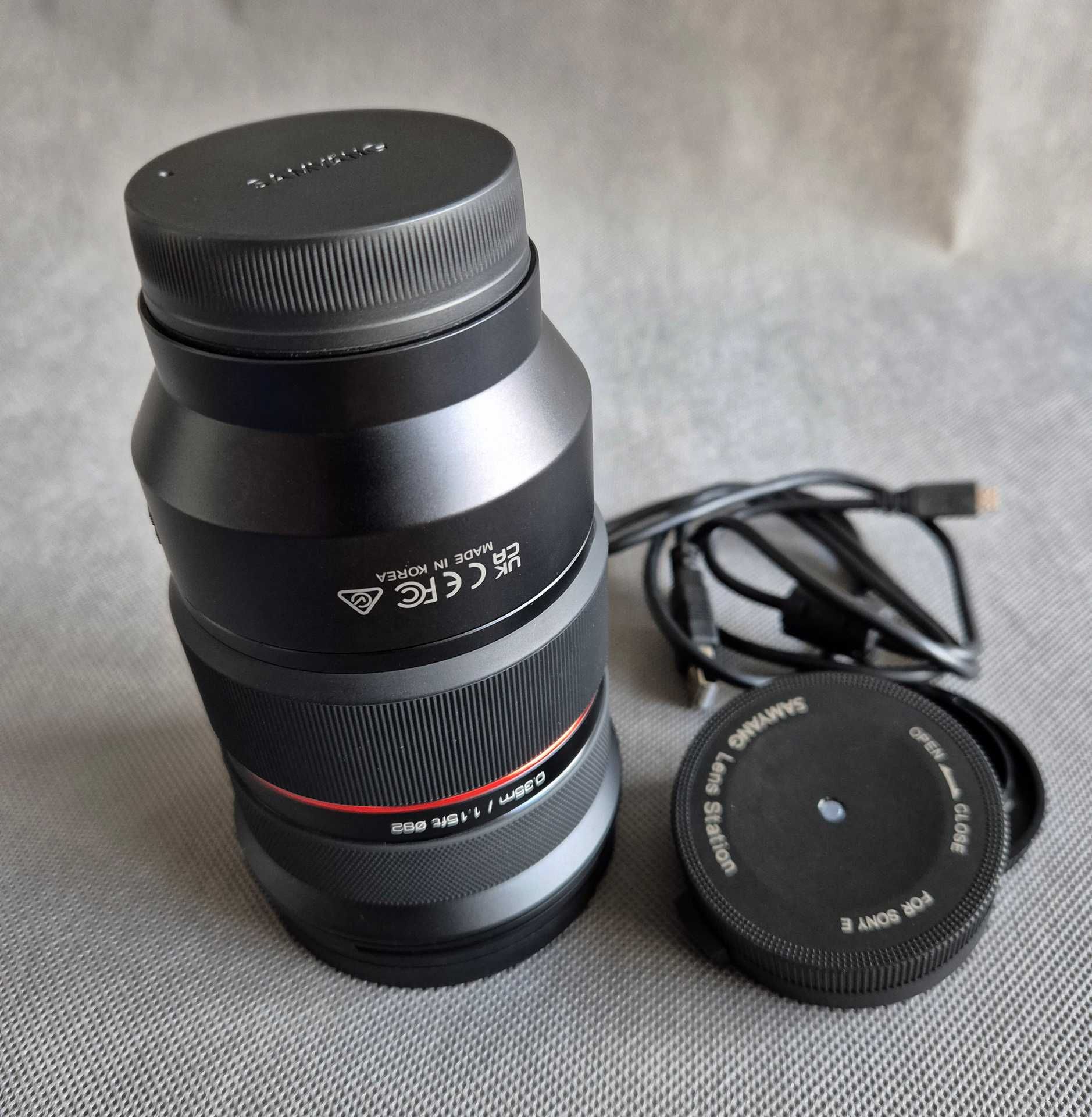 Samyang AF 24-70mm F2.8 FE + Samyang AF 14mm F2.8 FE Sony E + Stacja
