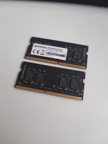 Ram do laptopa GOODRAM SODIMM 8GB 3200Mhz DDR4, 2 kości.