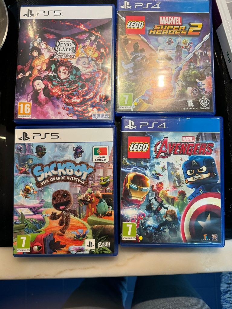 Jogos PS4 PS5 e Nintendo switch (novos)